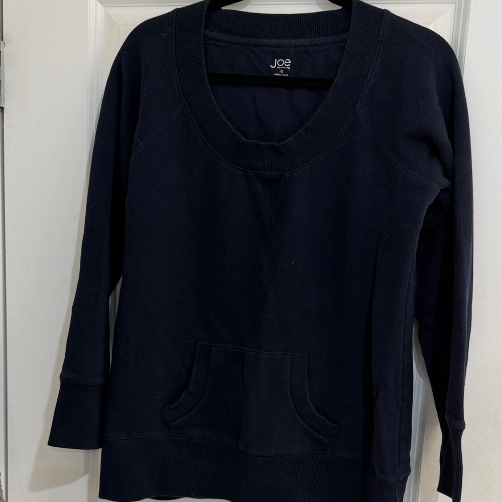 Joe Fresh Navy Blue Crew Neck Sweatshirt
